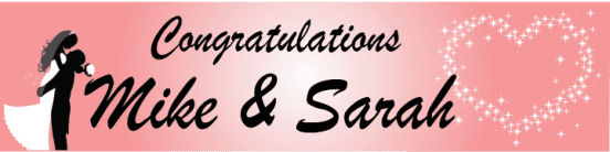 wedding banner